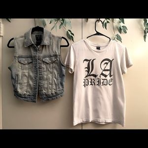 Vintage LA Pride white t-shirt